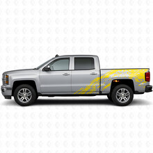 Mud Splash Bedside Vinyl Decal Sticker for Chevrolet Silverado 2014-2017_5