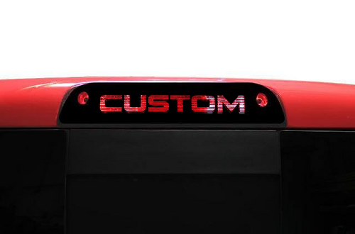 Custom Vinyl Sticker Decal 3rd Brakelight Wrap Kit for Chevrolet Silverado (2014-2017)1500/2500