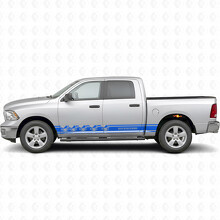 Death Before Dishonor Stripes Side Vinyl Decal Sticker for Dodge Ram 1500_2