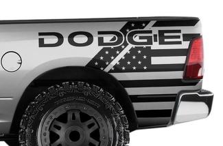 DODGE RAM TRUCK 1500/2500/3500 (2009-2018) CUSTOM VINYL DECALS - DODGE USA