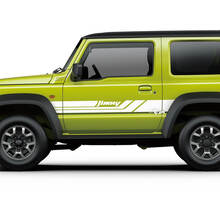 Suzuki JIMNY Side Stripes Doors Decal Lines Sticker 2