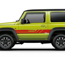 Suzuki JIMNY Side Stripes Doors Decal Lines Sticker 4