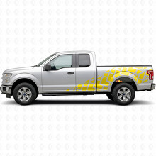 Huge Tire Track Stripes Side Vinyl Decal Kit for Musclecar truck 2015-2017_5