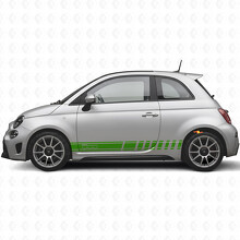 Racing Stripes Side Vinyl Decal Sticker for Fiat 500_3