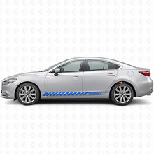 Racing Stripes Side Vinyl Decal Sticker for Mazda Mazda6_2