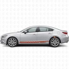 Racing Stripes Side Vinyl Decal Sticker for Mazda Mazda6_4