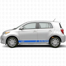 xD Logo Accent Stripes Side Vinyl Decal Kit for Scion xD_2