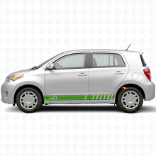 xD Logo Accent Stripes Side Vinyl Decal Kit for Scion xD_3
