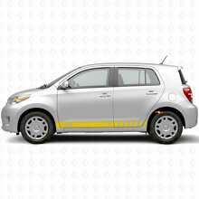 xD Logo Accent Stripes Side Vinyl Decal Kit for Scion xD_5