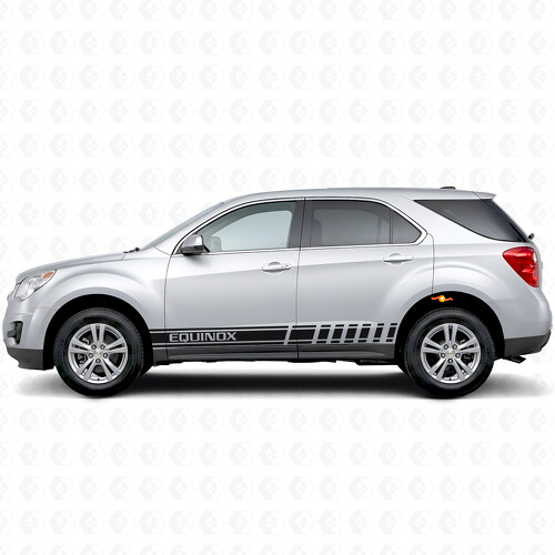 Branded Accent Stripes Side Vinyl Decal Sticker for Chevrolet Equinox