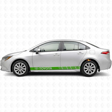Toyota Logo Accent Stripes Side Vinyl Decal Sticker for Toyota Corolla_3