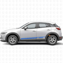 Racing Stripes Door Side Vinyl Decal Sticker for Mazda CX-3_2