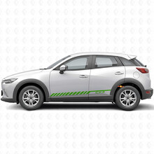 Racing Stripes Door Side Vinyl Decal Sticker for Mazda CX-3_3