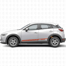 Racing Stripes Door Side Vinyl Decal Sticker for Mazda CX-3_4