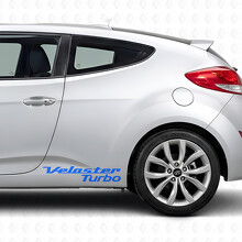 Veloster Turbo Lettering Door Side Vinyl Decal Sticker for Hyundai Veloster_2