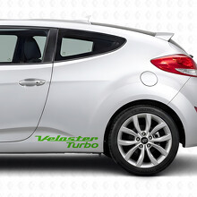 Veloster Turbo Lettering Door Side Vinyl Decal Sticker for Hyundai Veloster_3