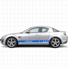 Branded Accent Stripes Side Vinyl Decal Sticker for Mazda RX-8_2