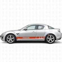 Branded Accent Stripes Side Vinyl Decal Sticker for Mazda RX-8_4