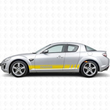 Branded Accent Stripes Side Vinyl Decal Sticker for Mazda RX-8_5