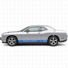Challenger Lettering Racing Stripes Side Vinyl Decal Sticker for Dodge Challenger_2