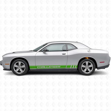 Challenger Lettering Racing Stripes Side Vinyl Decal Sticker for Dodge Challenger_3