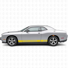 Challenger Lettering Racing Stripes Side Vinyl Decal Sticker for Dodge Challenger_5