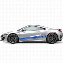 Racinng Stripes Side Vinyl Decal Sticker for Acura NSX_2