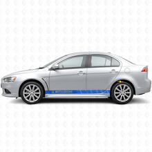 Racing Stripes Side Vinyl Decal Sticker for Mitsubishi Lancer_2