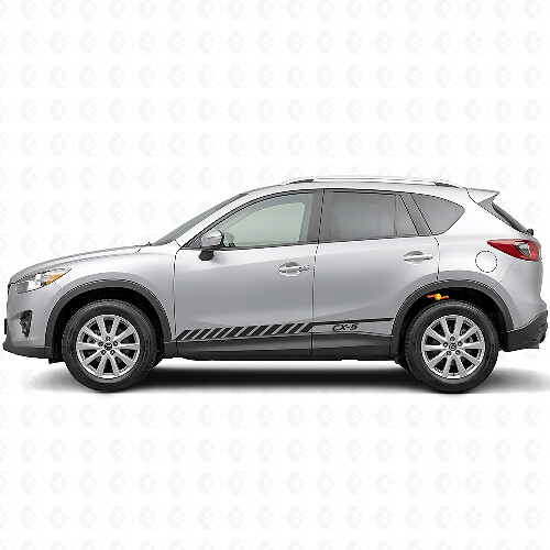 Strobe Racing Stripes Side Vinyl Decal Sticker for Mazda CX-5 2013-2018