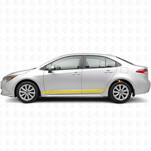 Racing Stripes Side Door Vinyl Decal Sticker for Toyota Corolla_5