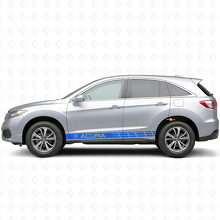 Racing Side Stripes Vinyl Decal Kit for Acura RDX MDX _2