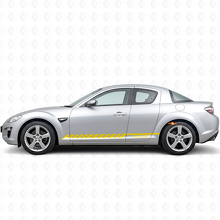 Racing Stripes Side Vinyl Decal Sticker for Mazda RX-8_5