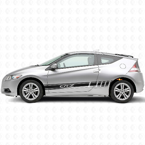 CR-Z Logo Accent Stripes Side Vinyl Decal Sticker for Honda CR-Z