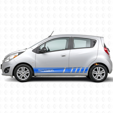 Branded Stripes Side Vinyl Decal Sticker for Chevrolet Spark_2
