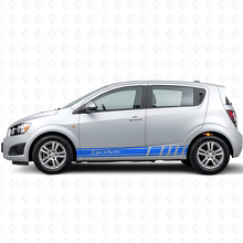Racing Style Side Stripes Vinyl Decal Kit For Chevrolet Sonic_2