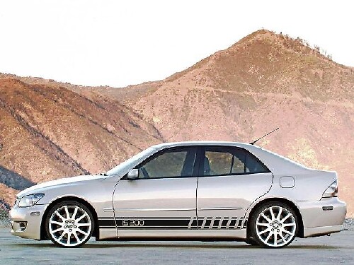 2X Multiple Color Graphics IS200 Symbol Sport Car Racing Vinyl Decal Sticker