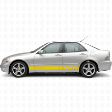 Accent Stripes Side Vinyl Decal Kit for Lexus IS200_5