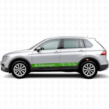 VW Logo Stripes Side Vinyl Decal Sticker for Volkswagen Tiguan_3