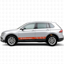 VW Logo Stripes Side Vinyl Decal Sticker for Volkswagen Tiguan_4
