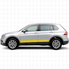 VW Logo Stripes Side Vinyl Decal Sticker for Volkswagen Tiguan_5