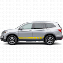 Branded Accent Stripes Side Vinyl Decal Sticker for Honda Pilot_5