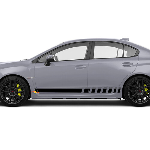2X Multiple Color Graphics Racing Vinyl Decal Sticker fit Subaru BRZ WRX IMPREZA Car