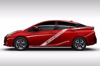 2X Multiple Color Graphics Prius Japanese Car Racing Vinyl Decal Sticker