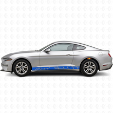 Racing Stripes with Custom Text Side Vinyl Decal Kit for Musclecar Shelby GT350 GT550_2