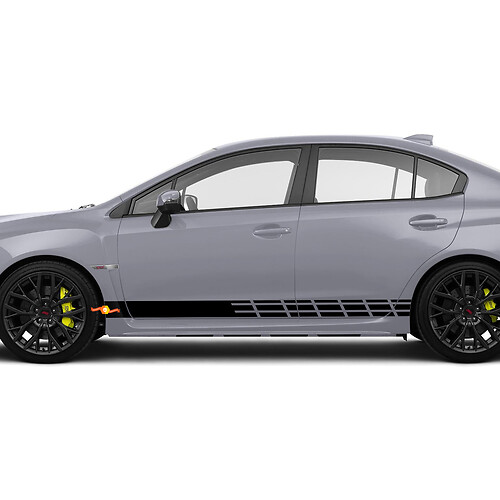 Accent Stripes Side Vinyl Decal Kit for Suba BRZ WRX Outback