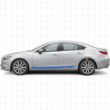 Zoom-Zoom Strobe Stripes Side Vinyl Decal Sticker for Mazda Mazda6_2
