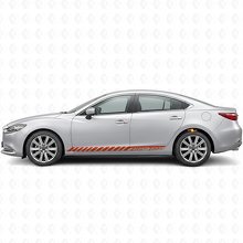 Zoom-Zoom Strobe Stripes Side Vinyl Decal Sticker for Mazda Mazda6_4