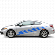 Triple Claw Marks Side Vinyl Decal Sticker for Honda Civic_2