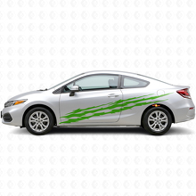 Triple Claw Marks Side Vinyl Decal Sticker for Honda Civic_3