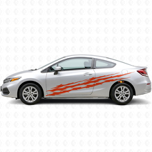 Triple Claw Marks Side Vinyl Decal Sticker for Honda Civic_4